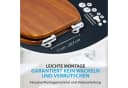 WC-Sitz SANILO Mahagoni Braun MDF SoftClose Bild 5