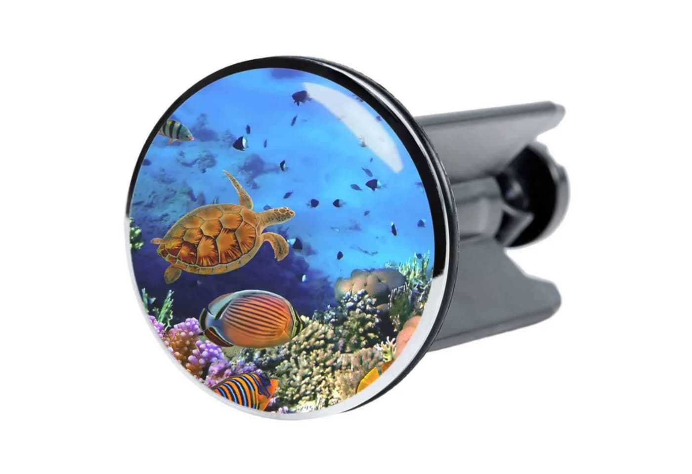Sanilo Waschbeckenstöpsel mit Motiv Blau Ø 4 cm