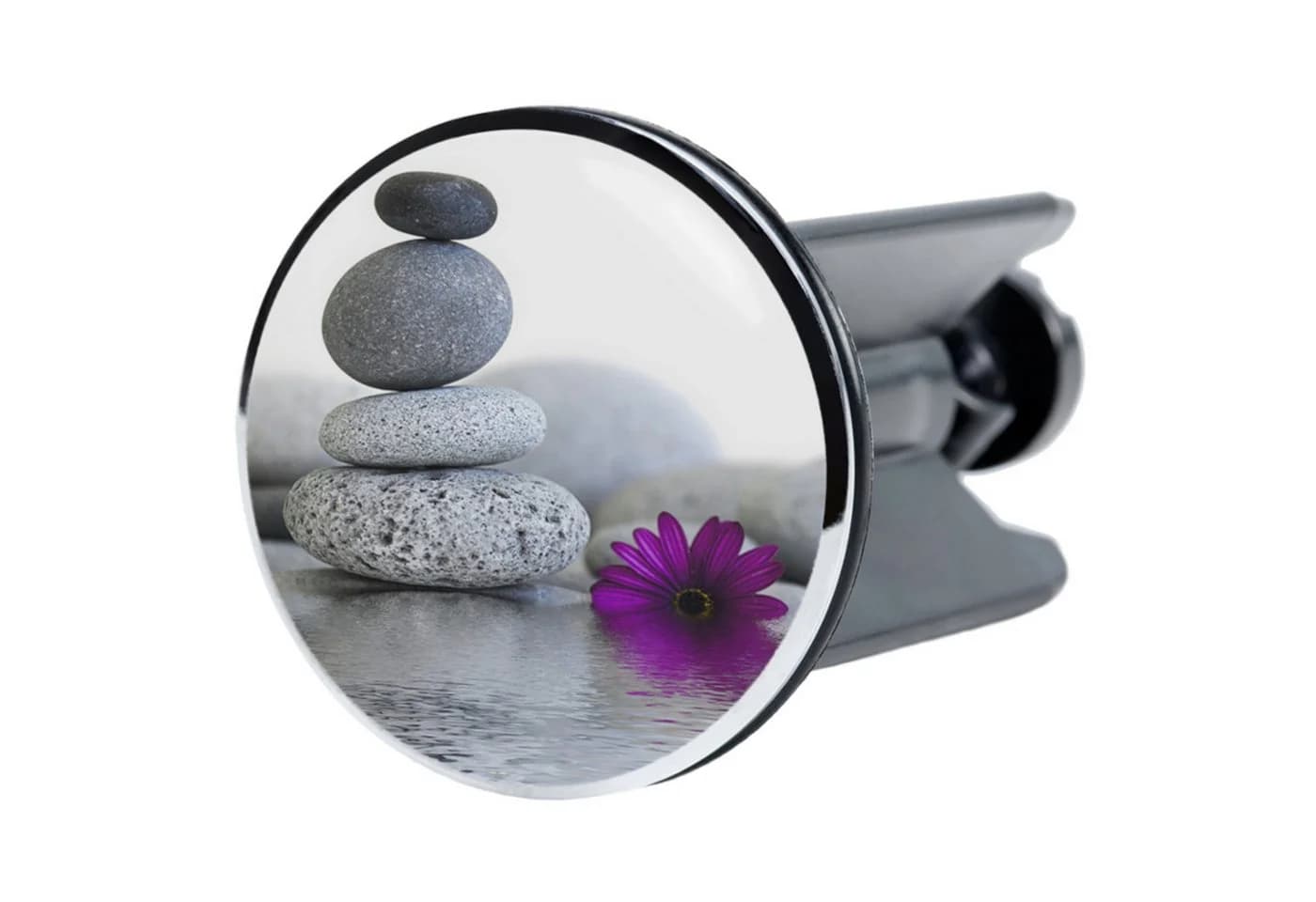 Sanilo Waschbeckenstöpsel mit Motiv, Ø 4 cm, violett