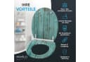 Sanilo WC-Sitz mit Absenkautomatik Premium Toilettendeckel Braun Bild 1