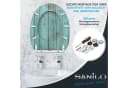 Sanilo WC-Sitz mit Absenkautomatik Premium Toilettendeckel Braun Bild 5