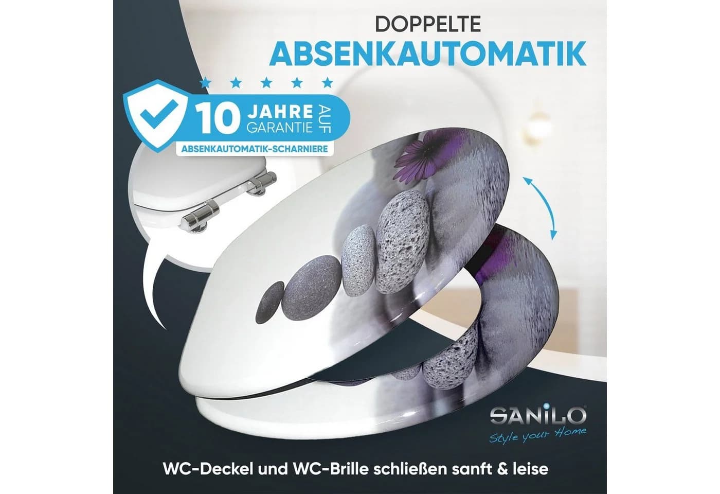 Sanilo WC-Sitz mit Absenkautomatik Violett - Bild 3