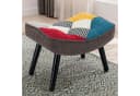 HomeMiYN Sitzhocker Patchwork-Sessel Ohrensessel Schaukelstuhl Bild 2