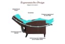 HomeMiYN Relaxsessel Liegefunktion Push Back Sessel Fernsehsessel Wohnzimmer Verstellbar Bild 4