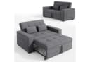 Bealife Schlafsofa 2-Sitzer Grau Verstellbare Rückenlehne Bild 2