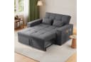 Bealife Schlafsofa 2-Sitzer Grau Verstellbare Rückenlehne Bild 5