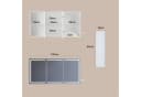 Bealife Spiegelschrank mit LED-Beleuchtung und drei Spiegeln Bild 1