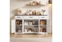Blishom Sideboard Grau Landhaus-Design 4 Türen 3 Schubladen Bild 1