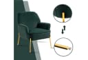 Fiximaster Samt Sessel Grün Mid-Century mit Armlehnen Bild 3