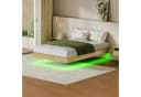 FANNOU Bettgestell mit Stauraum & LED-Beleuchtung, Stabler Rahmen bis 450 kg Bild 2