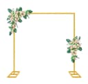 FANNOU Hochzeitsbogen Metall Gold Wabendekoration Bild 2