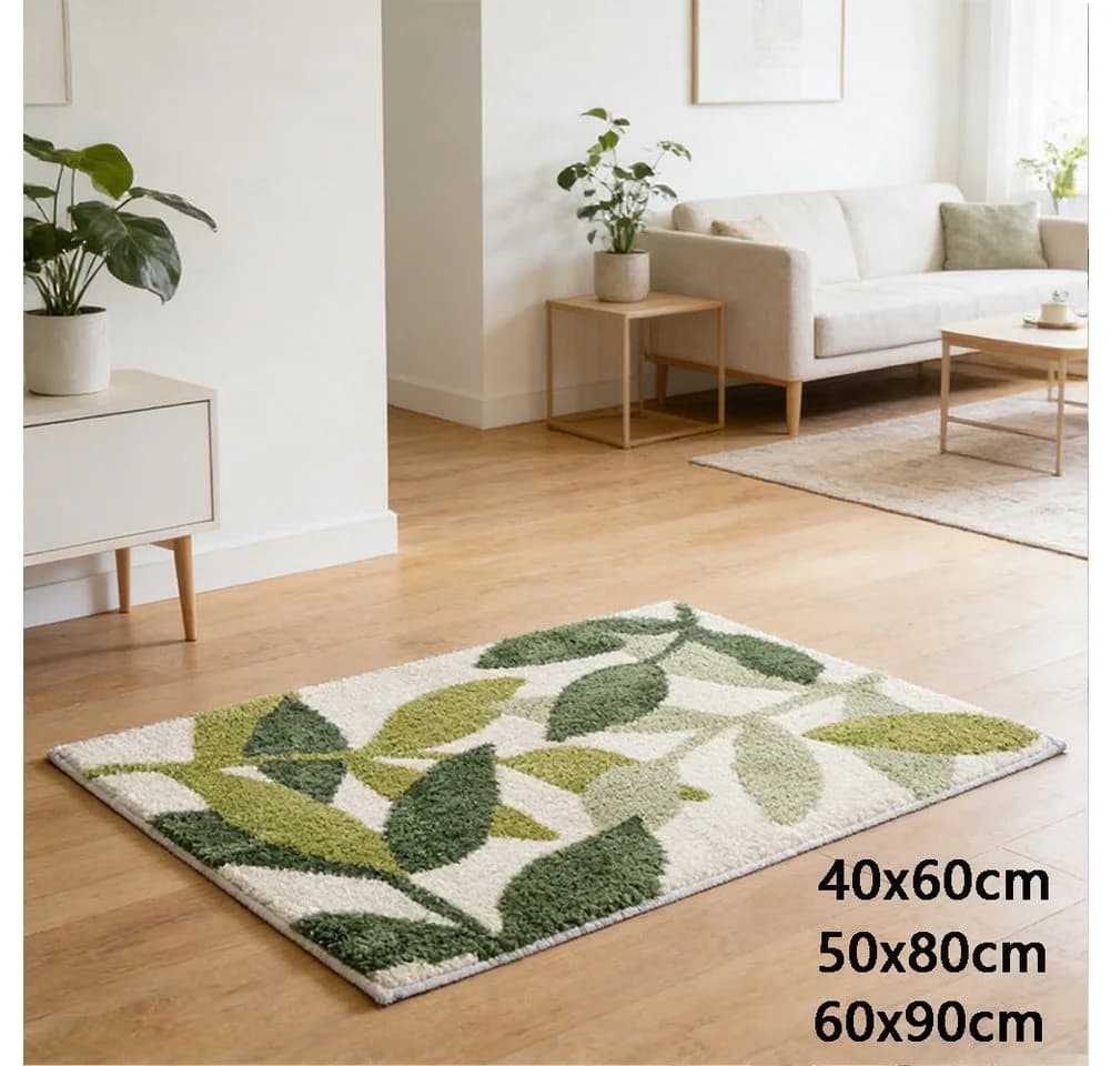 FANNOU Badematte saugfähig rutschfest Polyester 50x80cm