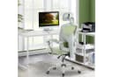 DUMOS Bürostuhl Ergonomisch Schreibtischstuhl Komfortarmlehnen Fußstütze Office Chair, Höhenverstellbarer Sitz mit Fußstütze Bild 1