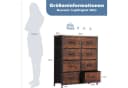 DUMOS Stauraumschrank Kommode mit Stoffschubladen Bild 1