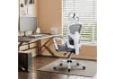 DUMOS Bürostuhl Ergonomisch Schreibtischstuhl Komfortarmlehnen Fußstütze Office Chair, Höhenverstellbarer Sitz mit Fußstütze Bild 1