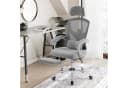 DUMOS Bürostuhl Ergonomisch Schreibtischstuhl Komfortarmlehnen Fußstütze Office Chair, Höhenverstellbarer Sitz mit Fußstütze Bild 3