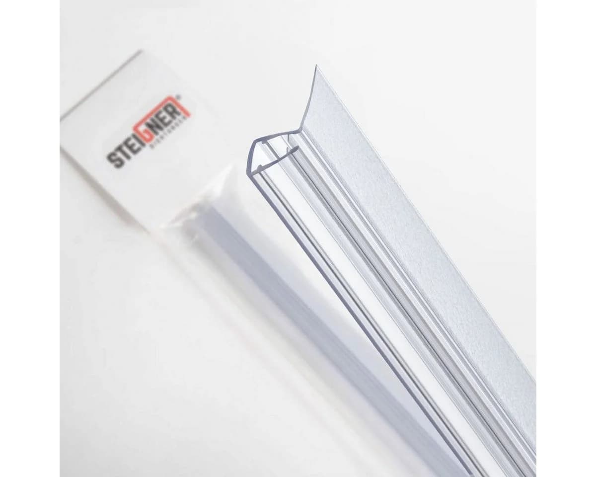 STEIGNER Duschdichtung 30cm Gerade PVC Ersatzdichtung für Dusche, Glasstärke 6/7/8 mm - Bild 5