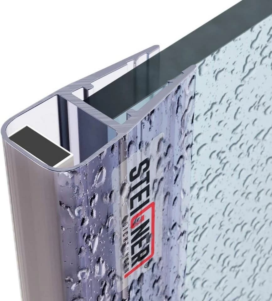 STEIGNER Duschdichtung UKM01 200 cm 2er-Set für 3,5-5 mm Glas - Bild 2