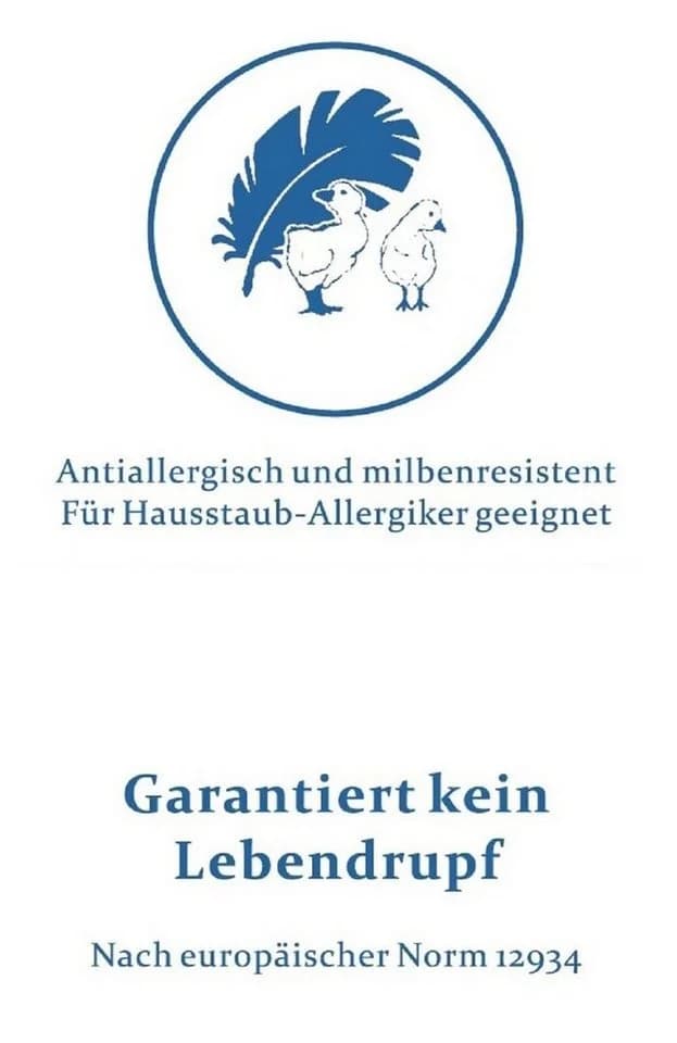 Betten Hofmann Daunenkissen 40x60 cm 250 g Daunen prall, Bezug: 100% Baumwolle - Bild 5