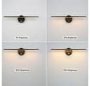 VIVIHEYDAY LED Wandleuchte Spiegel-Leuchte 350° Drehbar Dimmbar Bild 3