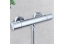 HOMELODY Brausethermostat Thermostat Duschthermostat Sicherheitssperre 38°C Edelstahl Bild 1