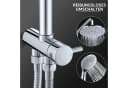 HOMELODY Duschsystem mit Konstanttemperatur & Wasserfall Badzubehör Chrom Bild 5