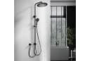 HOMELODY Duschsystem 300mm Regendusche Edelstahl Schwarz Bild 2
