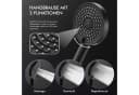 HOMELODY Duschsystem 300mm Regendusche Edelstahl Schwarz Bild 5