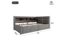 Ulife Daybett mit LED-Beleuchtung und USB-Anschluss Beige/Grau Bild 1