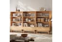 VOWNER Bücherregal mit Schublade Modernes Standregal Beige Bild 2