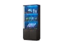 PEALOV Glasvitrine Schwarz mit LED-Beleuchtung und Bewegungssensor Bild 3