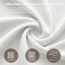 VUZINIC Sitzsack Beige Memory-Schaum Bodensofa Bild 5