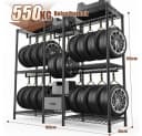 Klyvvo Kleiderständer 550 KG Traglast Schwarz Metall Bild 3