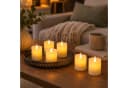 JHY DESIGN LED-Kerze 6er-Set Flammenlose Stumpenkerzen mit Flammeneffekt Bild 2
