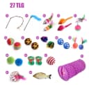 KEAYOO Tier-Intelligenzspielzeug XZSD 27-tlg. Katzenspielzeug Set Violett Bild 1