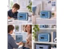 ibettertec Spardose mit Zahlenschloss & Schlüssel, 5L Sparbox Blau Bild 5