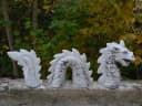 gartendekoparadies.de Gartenfigur Statue Loch Ness Nessi Grau Stein Bild 5