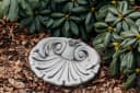 gartendekoparadies.de Vogel-Tränke Blatt Grau Steinfigur Bild 4