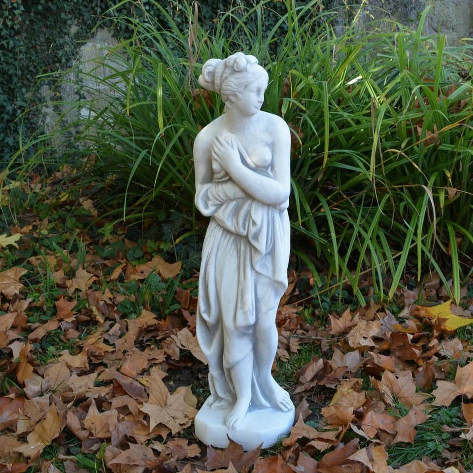 gartendekoparadies.de Gartenfigur Statue Venus Italica Grau Stein - Bild 4