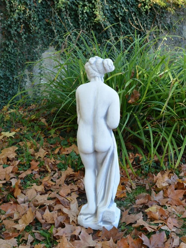 gartendekoparadies.de Gartenfigur Statue Venus Italica Grau Stein - Bild 5