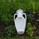gartendekoparadies.de Pflanzkübel Amphore Grau Steinguss Bild 5