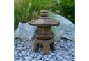 gartendekoparadies.de Japanische Oki-Gata Steinlaterne Gold Bild 2