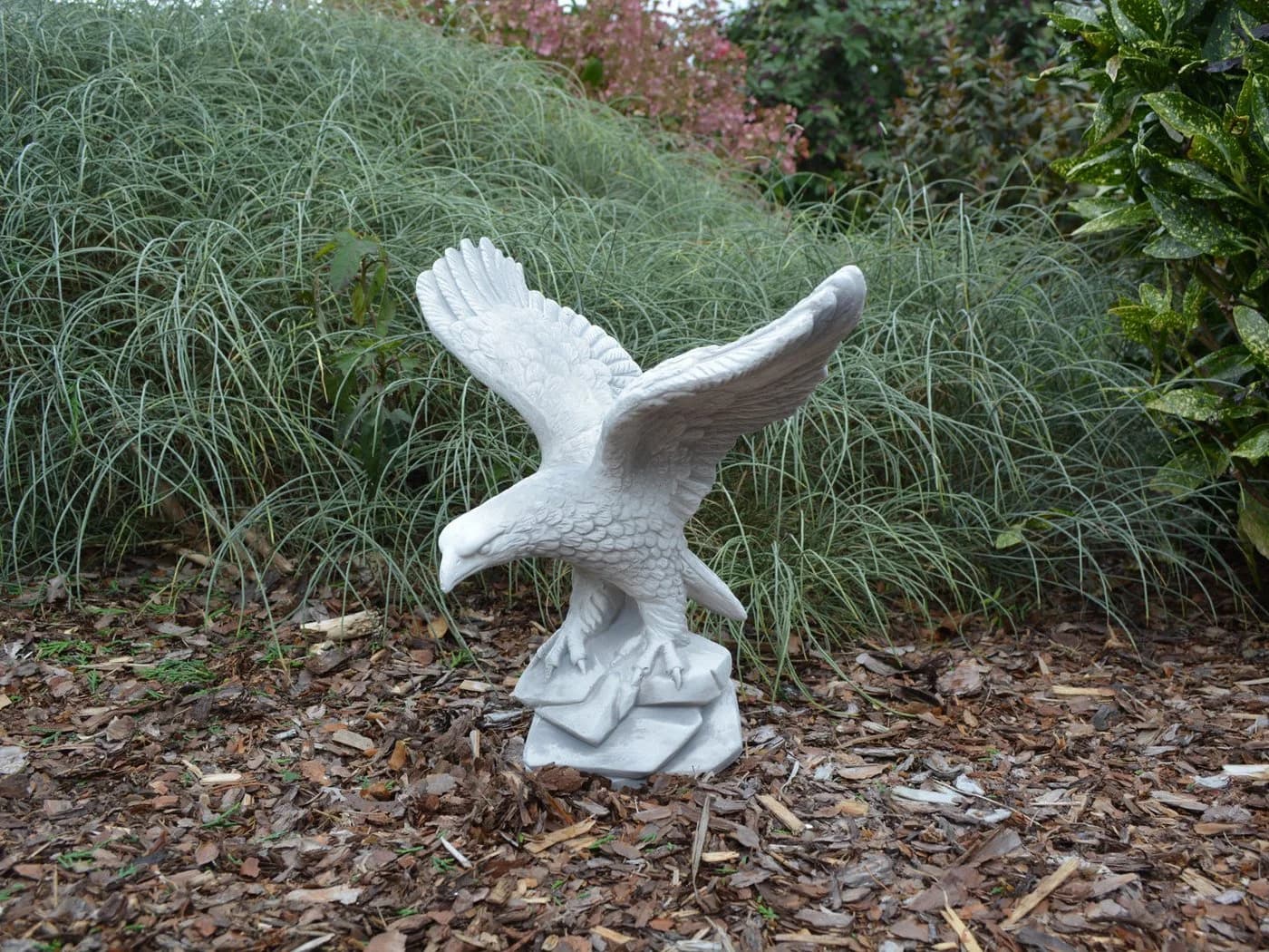gartendekoparadies.de Gartenfigur Adlerfigur Steinadler