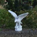 gartendekoparadies.de Gartenfigur Steinadler Grau Bild 3