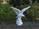 gartendekoparadies.de Gartenfigur Steinadler Grau Bild 4