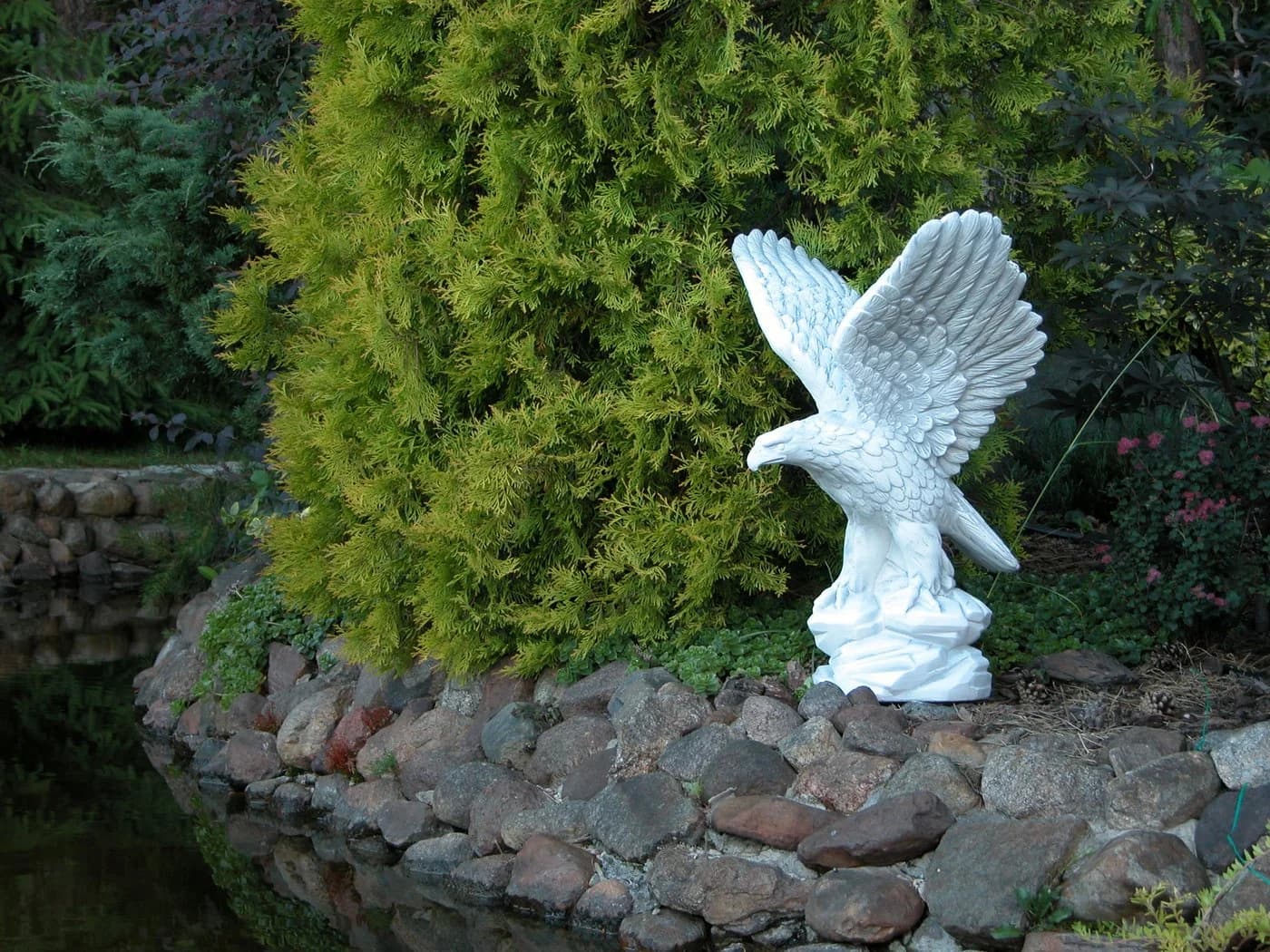 gartendekoparadies.de Gartenfigur Steinadler Grau - Bild 5