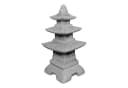 gartendekoparadies.de Gartenfigur Steinlampe Pagode japanische Steinlaterne 46 cm 14 kg Frostsicher Bild 1