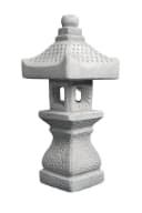 gartendekoparadies.de Japanische Steinlaterne Grau Tachi-Gata Bild 1