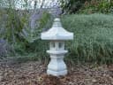 gartendekoparadies.de Japanische Steinlaterne Grau Tachi-Gata Bild 5