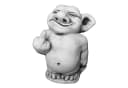 Gartendekoparadies.de Gartenfigur Massive Steinfigur Troll Grau Bild 1